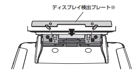 ディスプレイ検出プレート